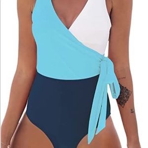 NWOT Color Block One Piece